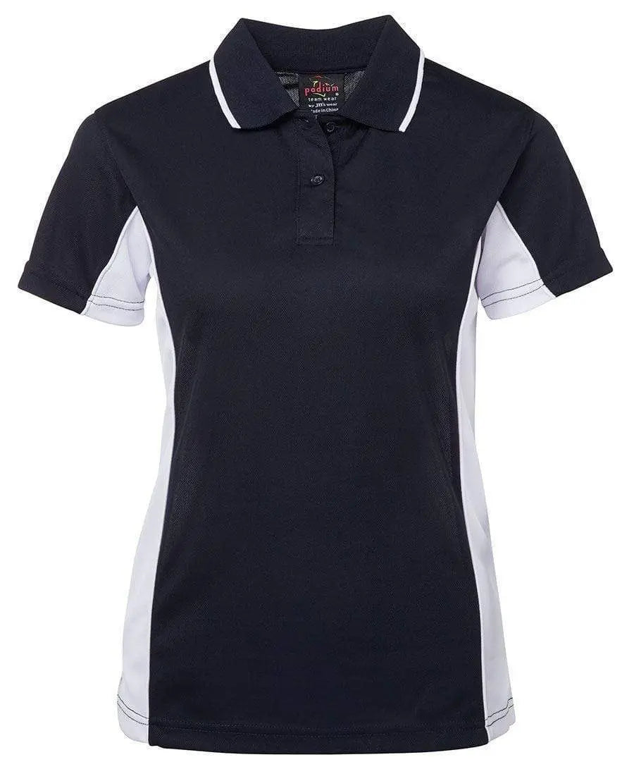 JB'S Women’s Contrast Polo 7LPP Casual Wear Jb's Wear Navy/White 8